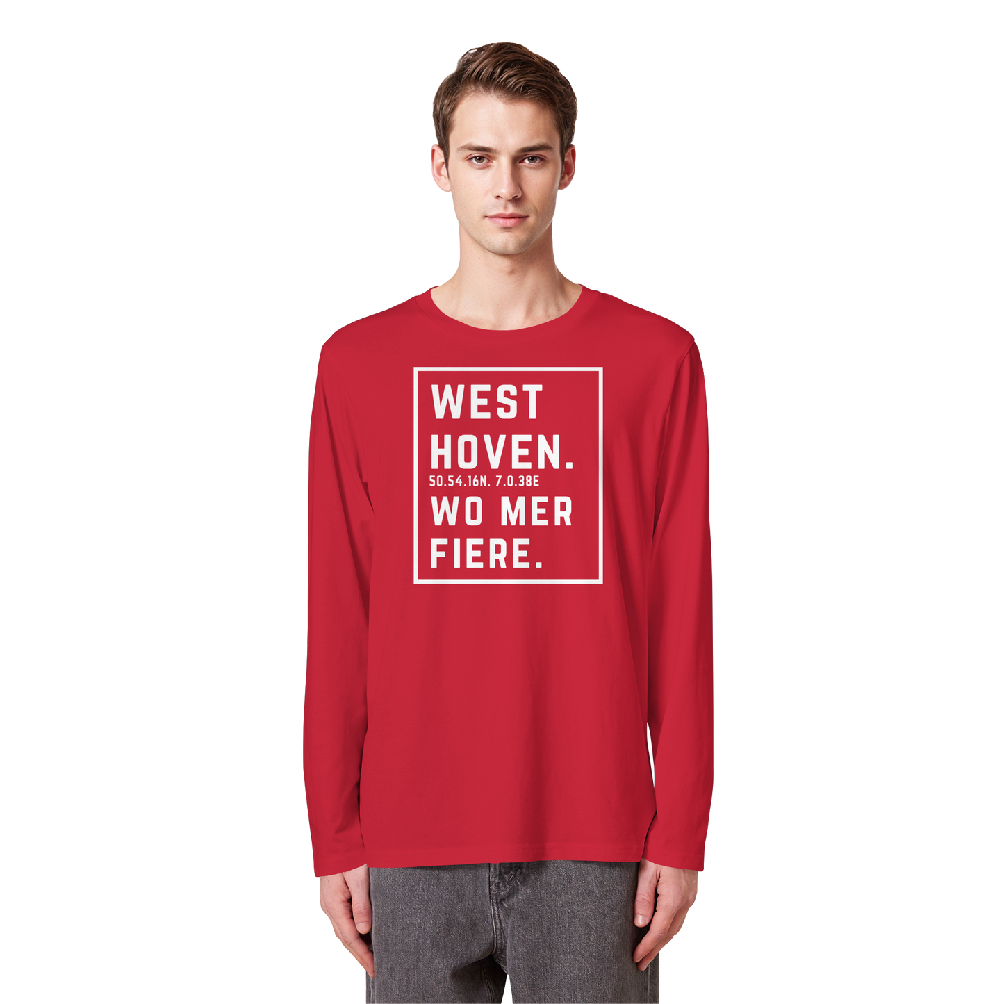 Westhoven Fiere Druck - Organic Longsleeve T-Shirt