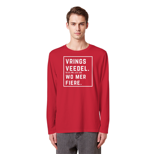 Vringsveedel Fiere Druck - Organic Longsleeve T-Shirt