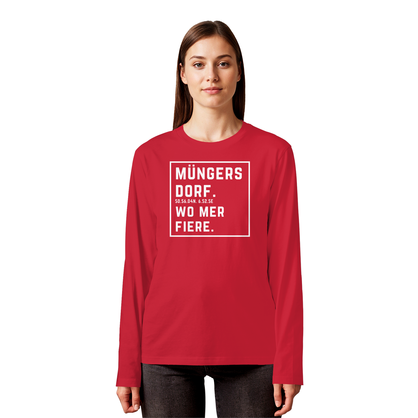 Müngersdorf Fiere Druck - Organic Longsleeve T-Shirt