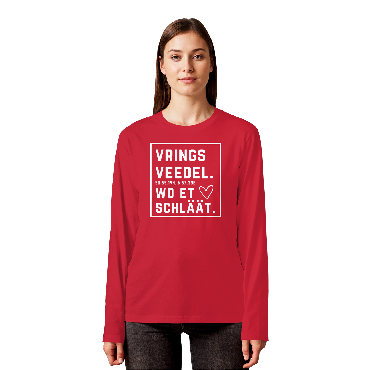 Vringsveedel Hätz Druck - Organic Longsleeve T-Shirt