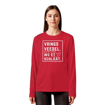 Vringsveedel Hätz Druck - Organic Longsleeve T-Shirt