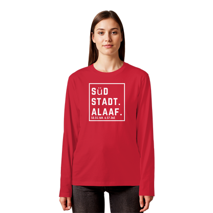 Südstadt Alaaf Druck - Organic Longsleeve T-Shirt