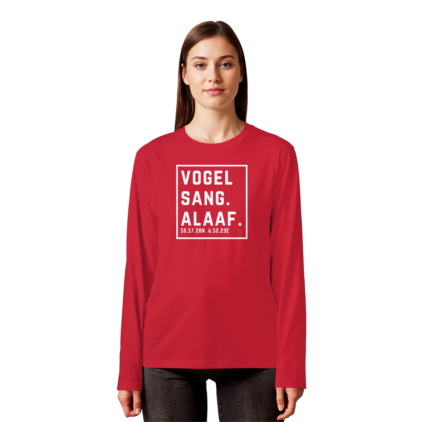 Vogelsang Alaaf Druck - Organic Longsleeve T-Shirt