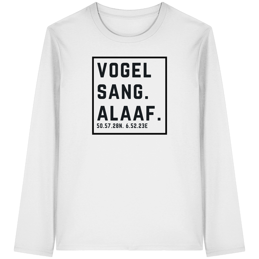 Vogelsang Alaaf Druck - Organic Longsleeve T-Shirt