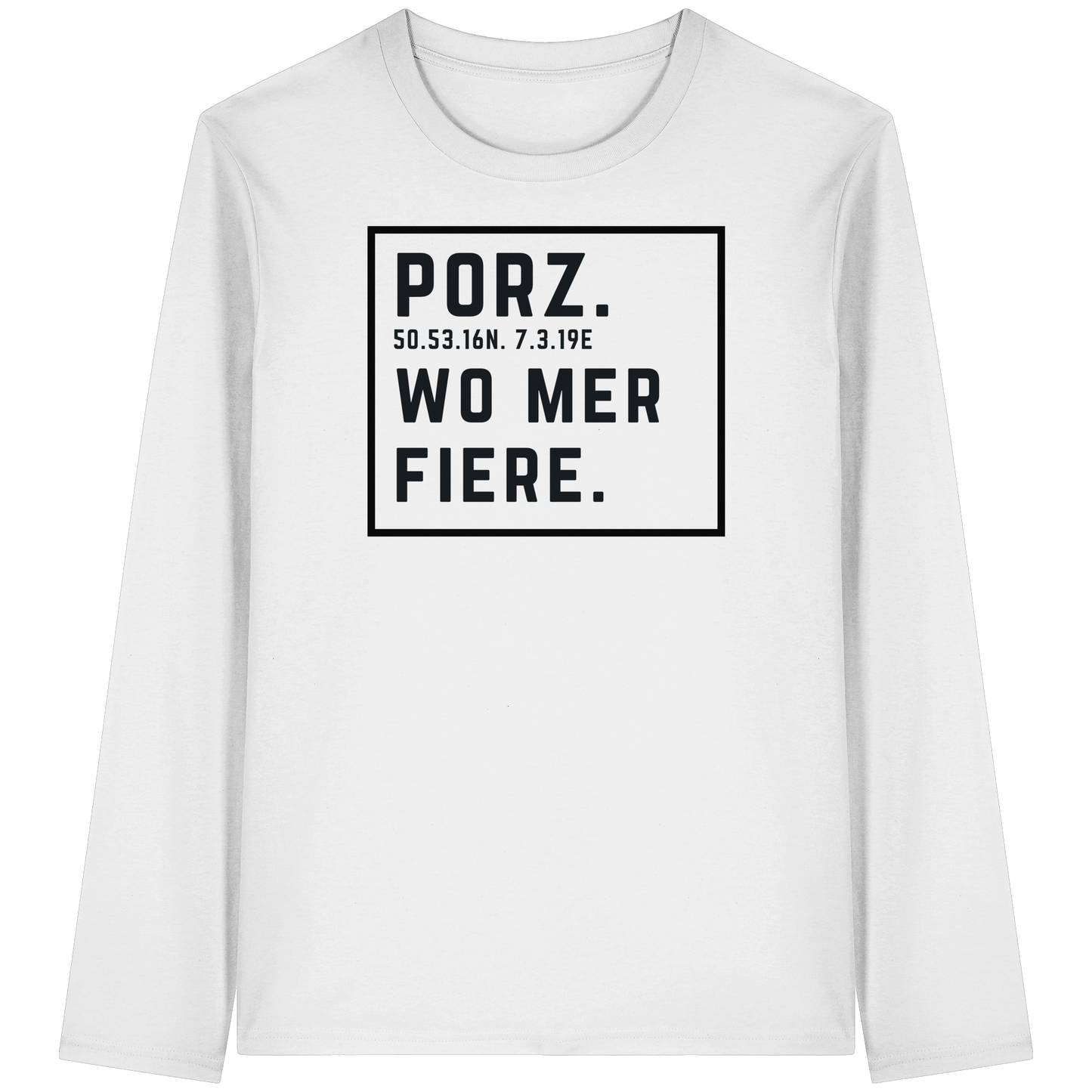 Porz Fiere Druck - Organic Longsleeve T-Shirt