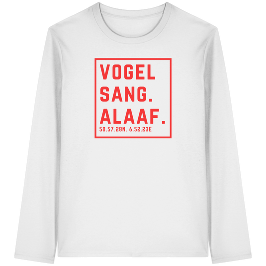Vogelsang Alaaf Druck - Organic Longsleeve T-Shirt