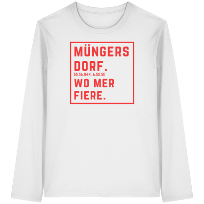 Müngersdorf Fiere Druck - Organic Longsleeve T-Shirt