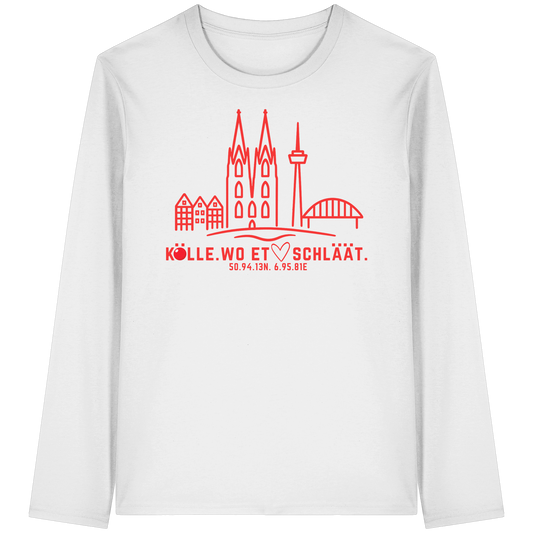 Skyline Hätz Druck - Organic Longsleeve T-Shirt