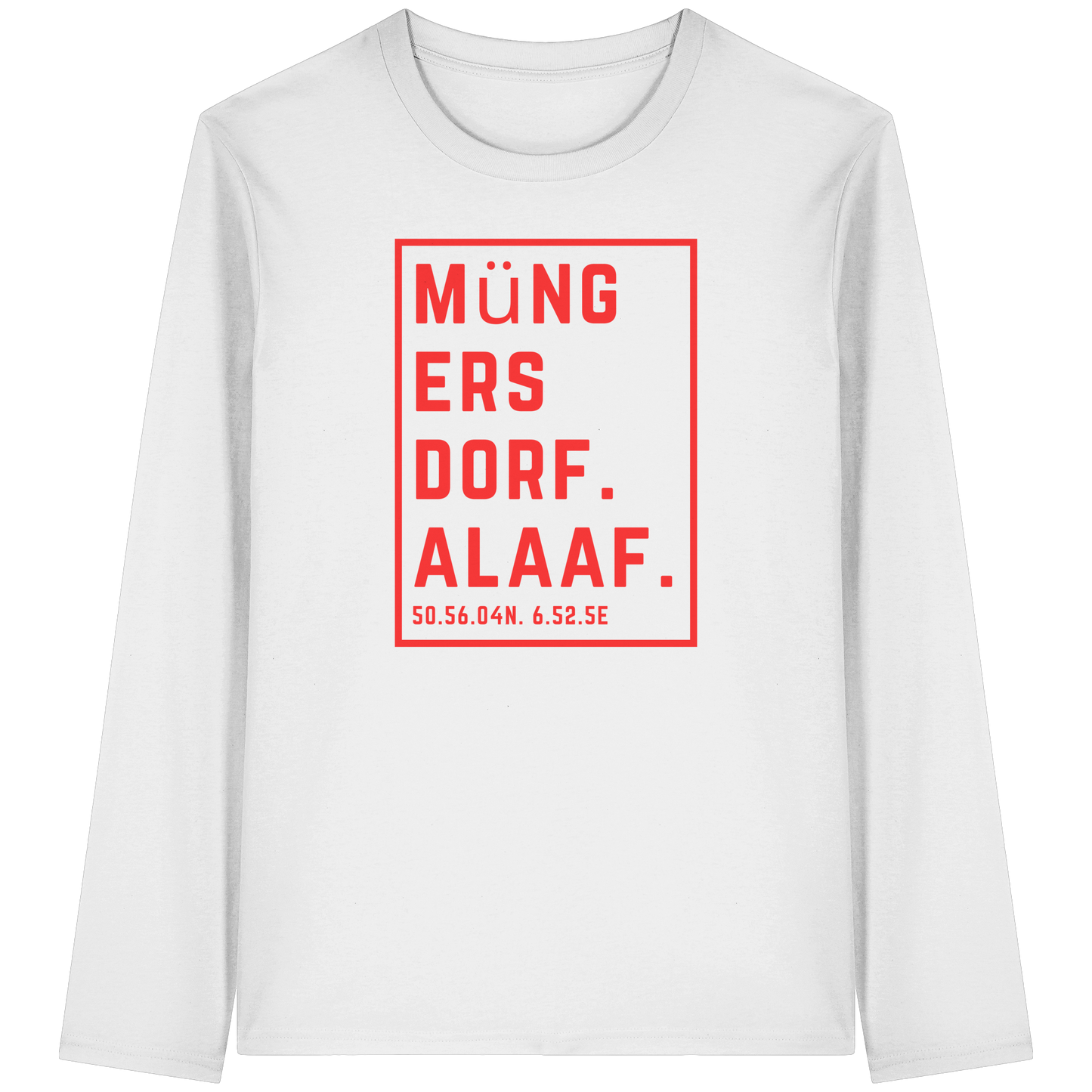 Müngersdorf Alaaf Druck  - Organic Longsleeve T-Shirt