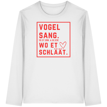 Vogelsang Hätz Druck - Organic Longsleeve T-Shirt