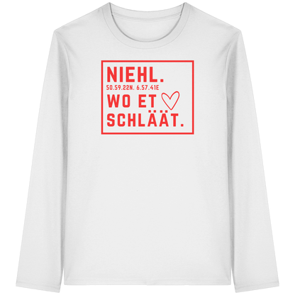 Niehl Hätz Druck - Organic Longsleeve T-Shirt