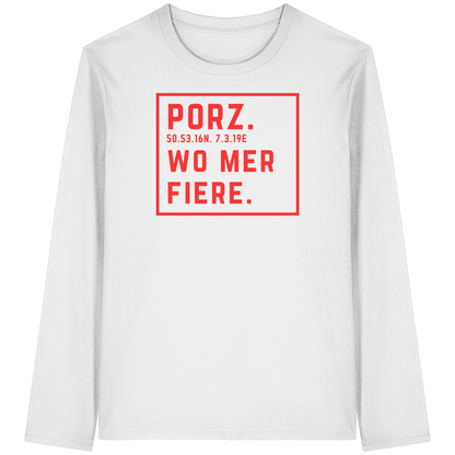 Porz Fiere Druck - Organic Longsleeve T-Shirt
