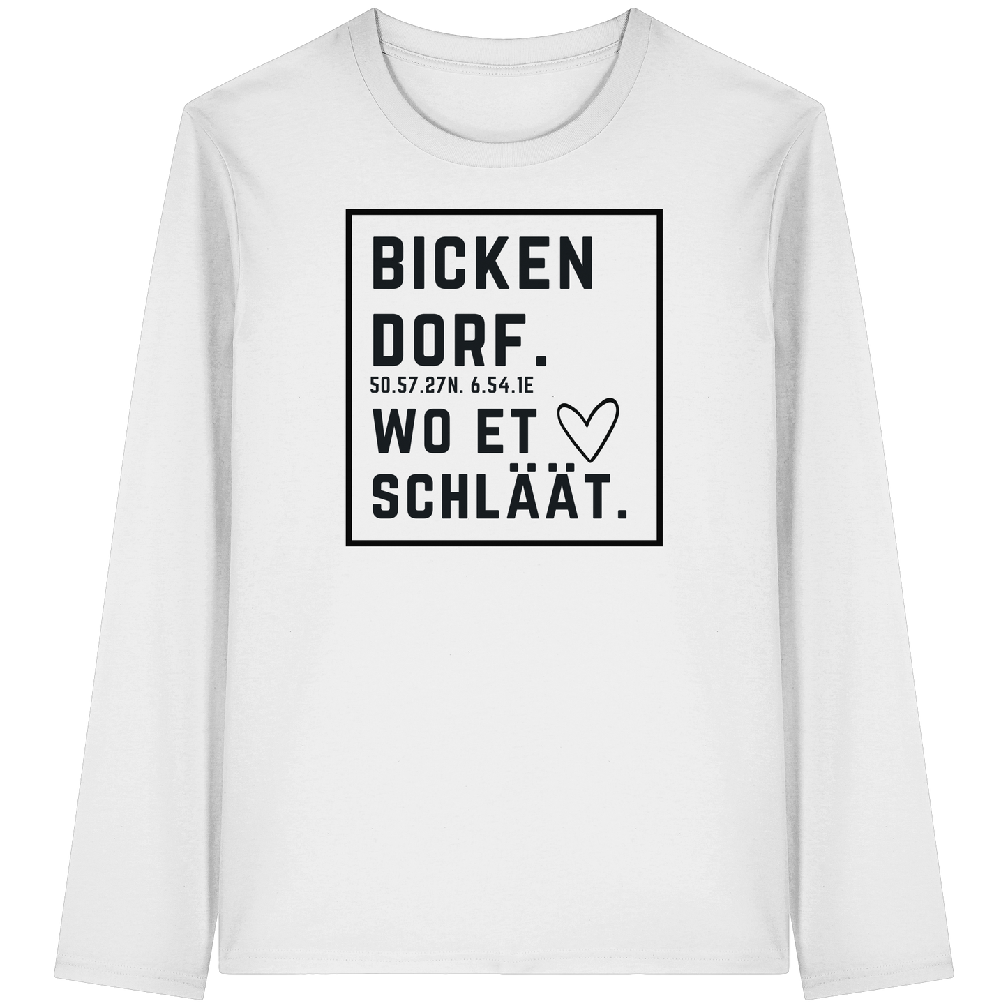 Bickendorf Hätz Druck - Organic Longsleeve T-Shirt