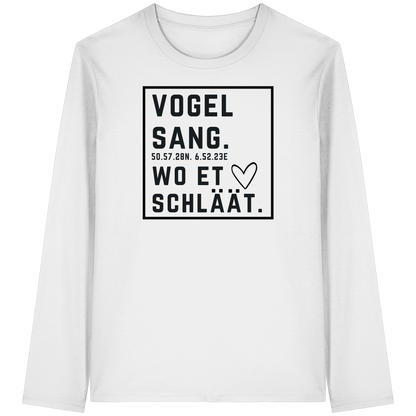 Vogelsang Hätz Druck - Organic Longsleeve T-Shirt