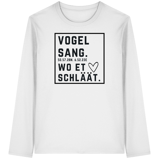 Vogelsang Hätz Druck - Organic Longsleeve T-Shirt