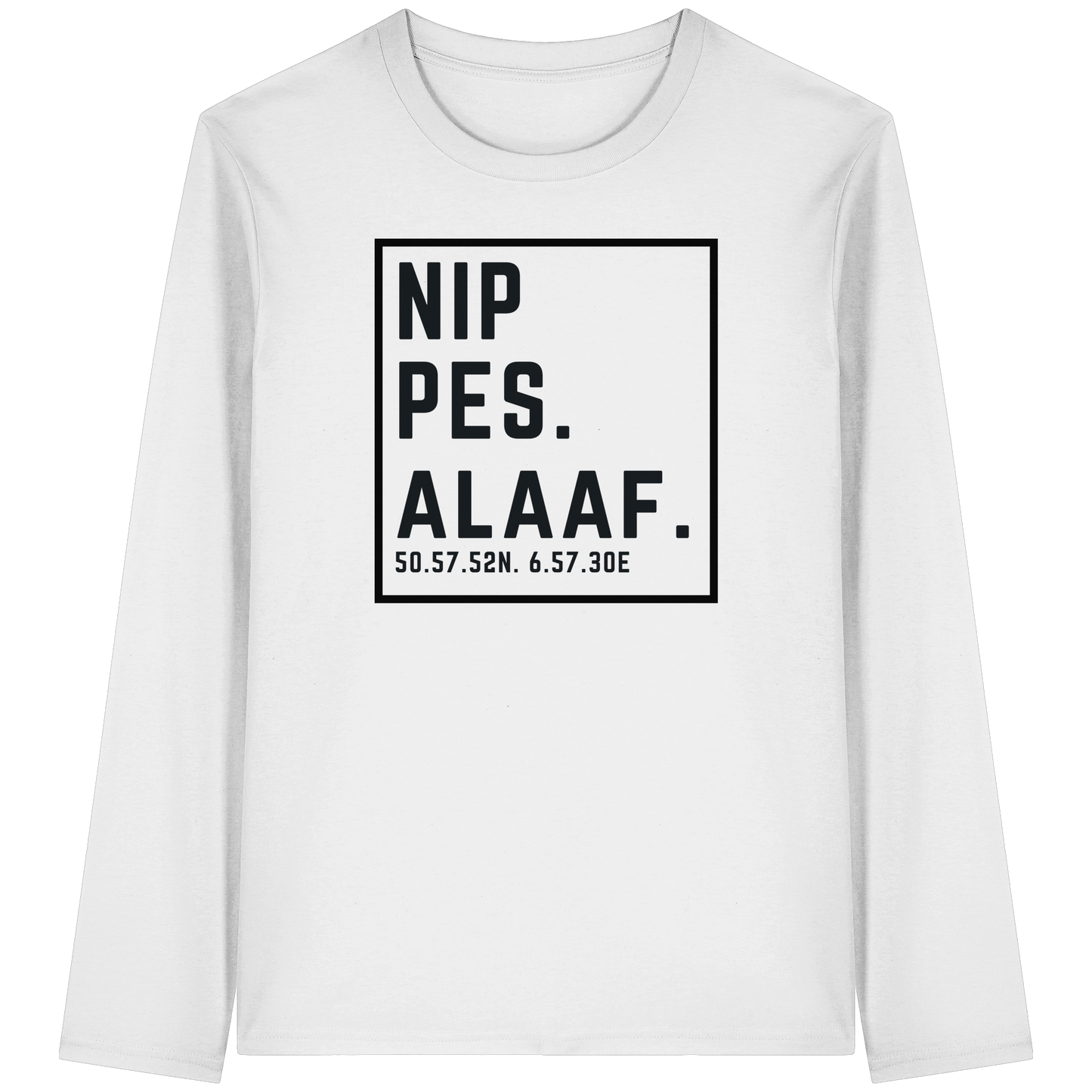 Nippes Alaaf Druck - Organic Longsleeve T-Shirt