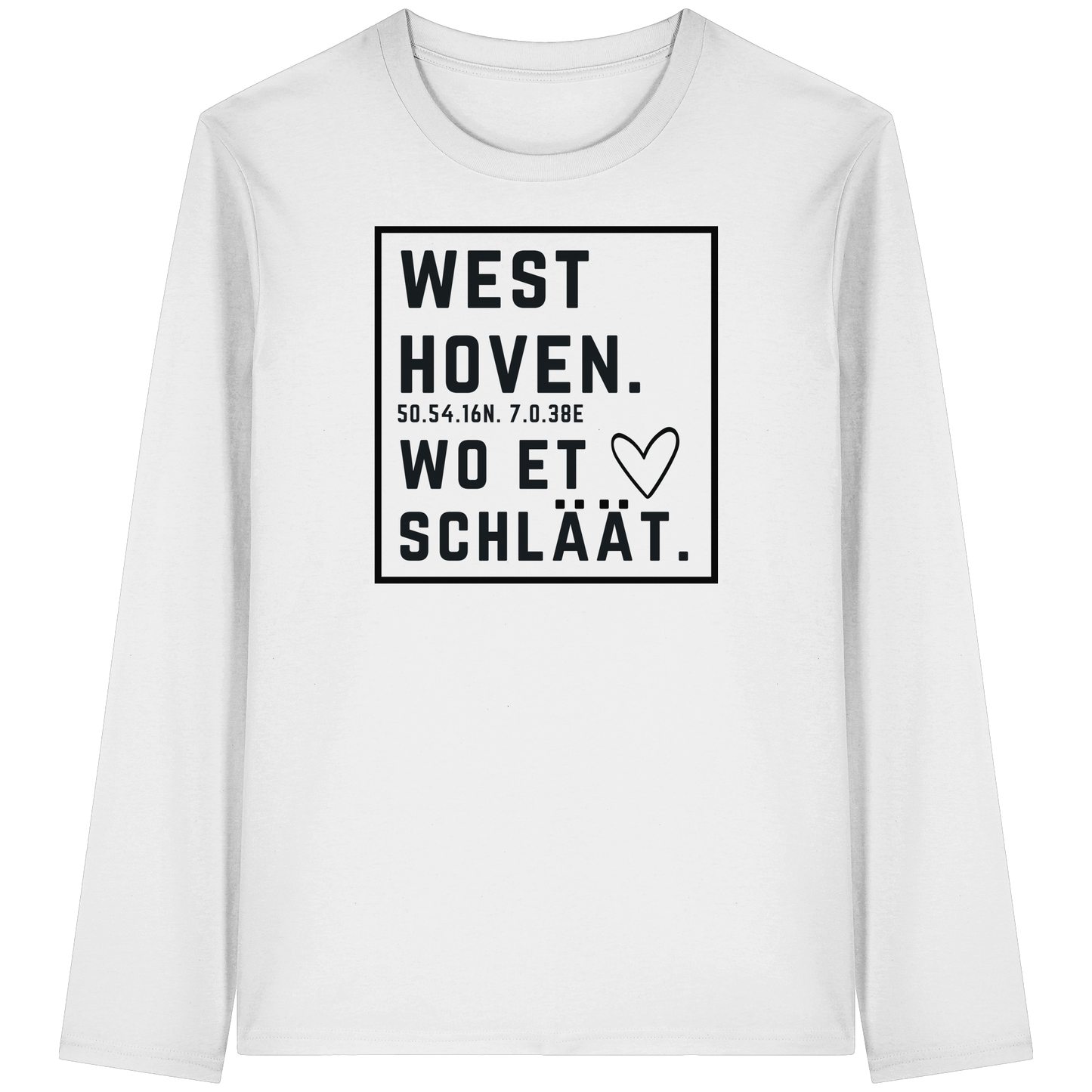 Westhoven Hätz Druck  - Organic Longsleeve T-Shirt