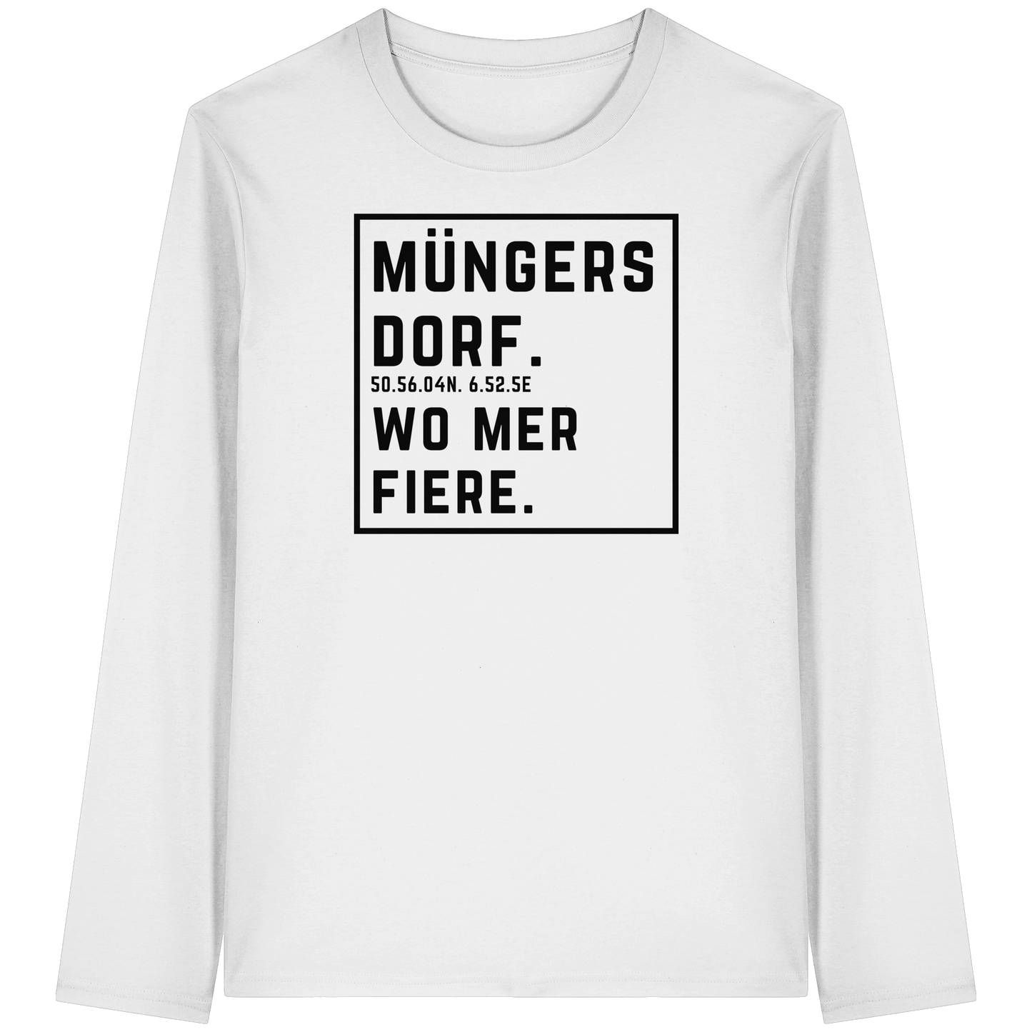 Müngersdorf Fiere Druck - Organic Longsleeve T-Shirt