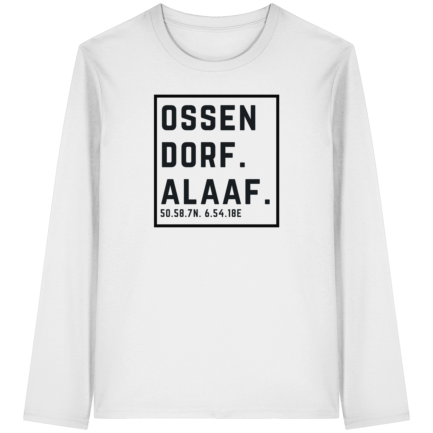 Ossendorf Alaaf Druck - Organic Longsleeve T-Shirt