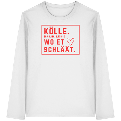 Kölle Hätz Druck - Organic Longsleeve T-Shirt