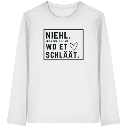 Niehl Hätz Druck - Organic Longsleeve T-Shirt