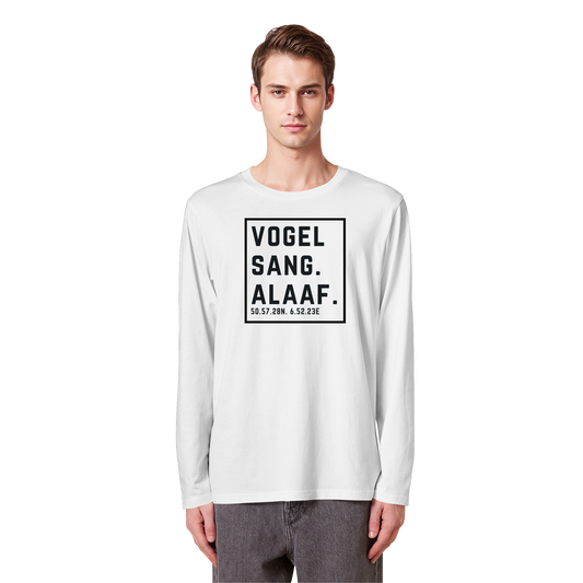 Vogelsang Alaaf Druck - Organic Longsleeve T-Shirt