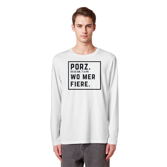 Porz Fiere Druck - Organic Longsleeve T-Shirt