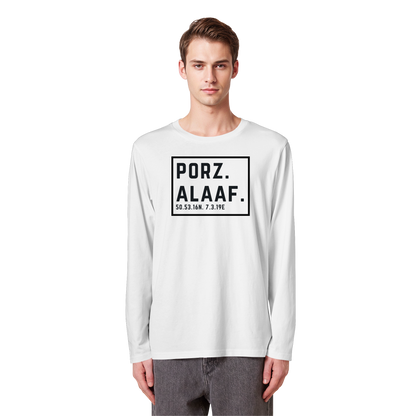 Porz Alaaf Druck - Organic Longsleeve T-Shirt