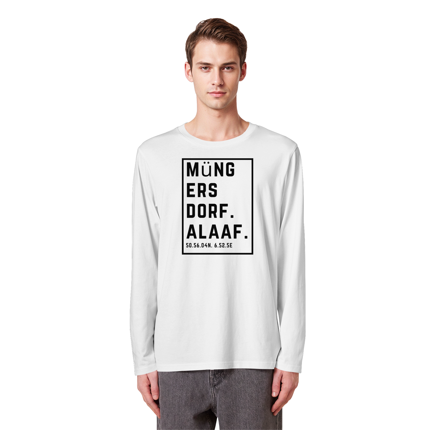 Müngersdorf Alaaf Druck - Organic Longsleeve T-Shirt