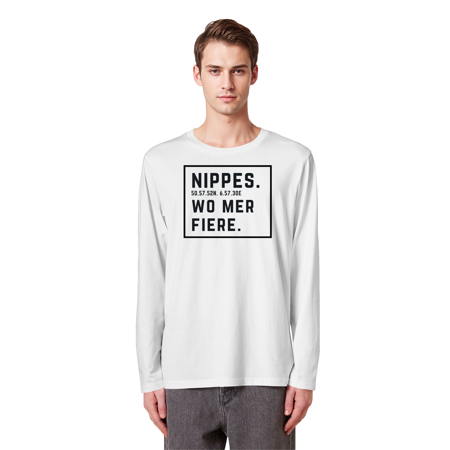Nippes Fiere Druck - Organic Longsleeve T-Shirt