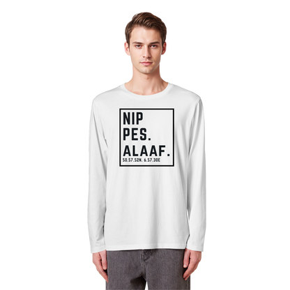 Nippes Alaaf Druck - Organic Longsleeve T-Shirt