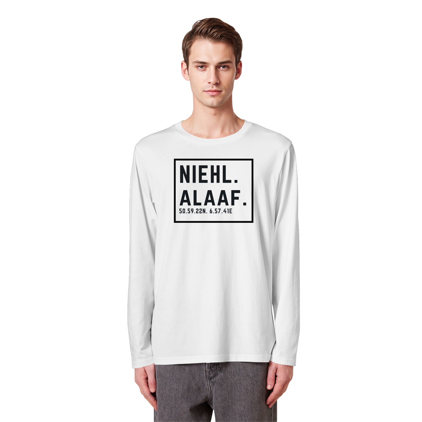 Niehl Alaaf Druck - Organic Longsleeve T-Shirt