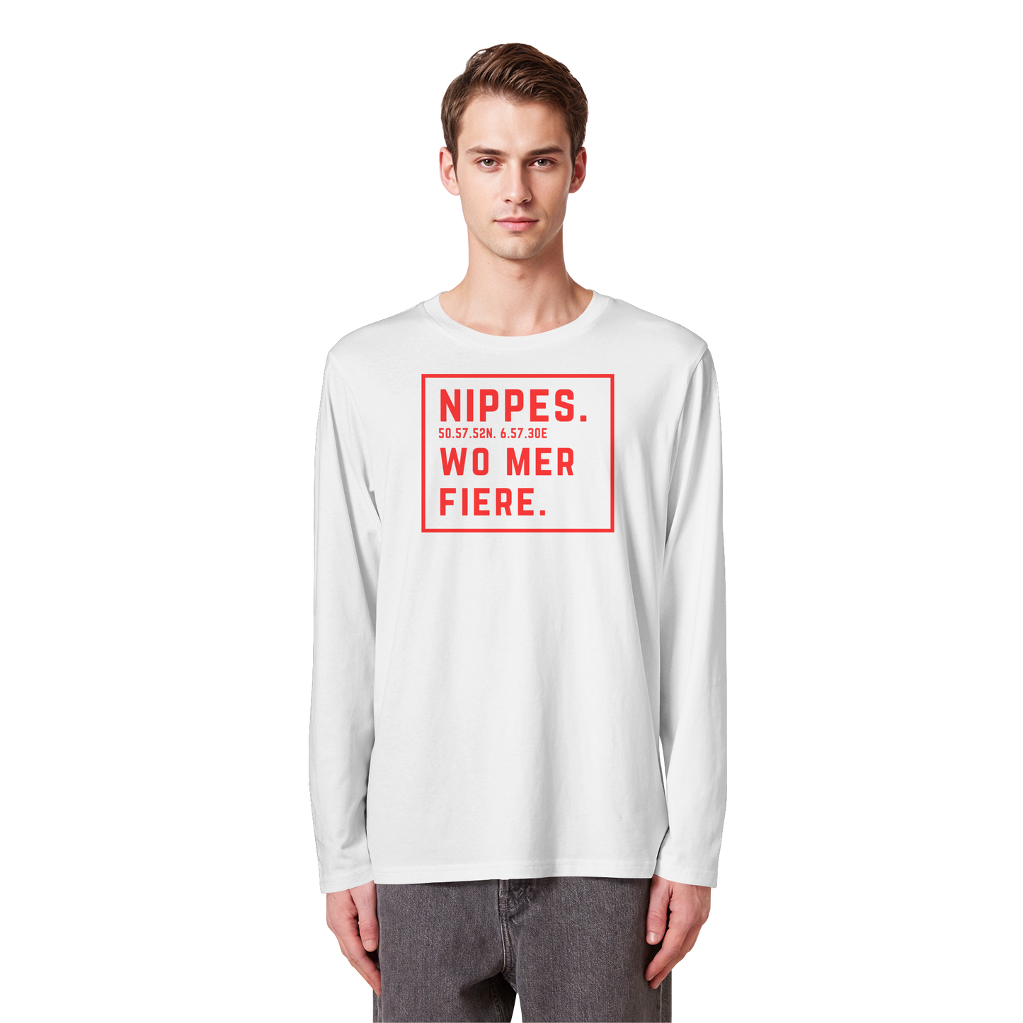 Nippes Fiere Druck - Organic Longsleeve T-Shirt