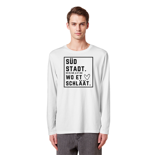 Südstadt Hätz Druck - Organic Longsleeve T-Shirt