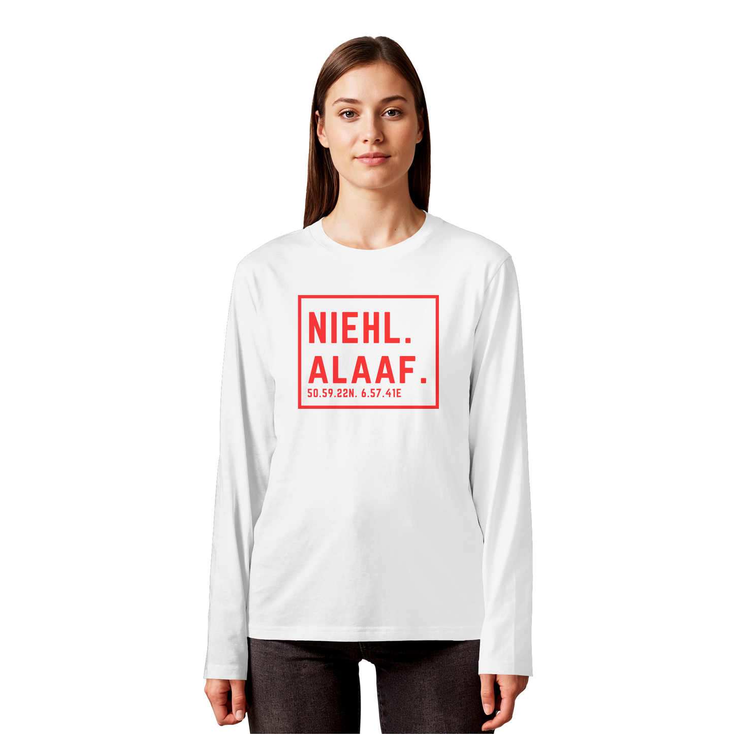 Niehl Alaaf Druck - Organic Longsleeve T-Shirt