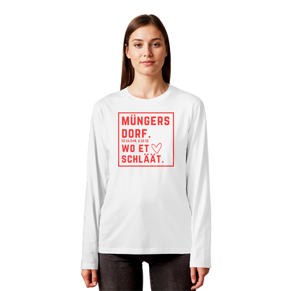 Müngersdorf Hätz Druck - Organic Longsleeve T-Shirt