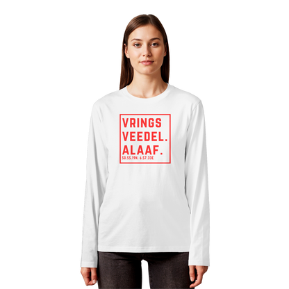 Vringsveedel Alaaf Druck - Organic Longsleeve T-Shirt