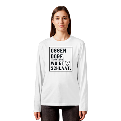 Ossendorf Hätz Druck - Organic Longsleeve T-Shirt