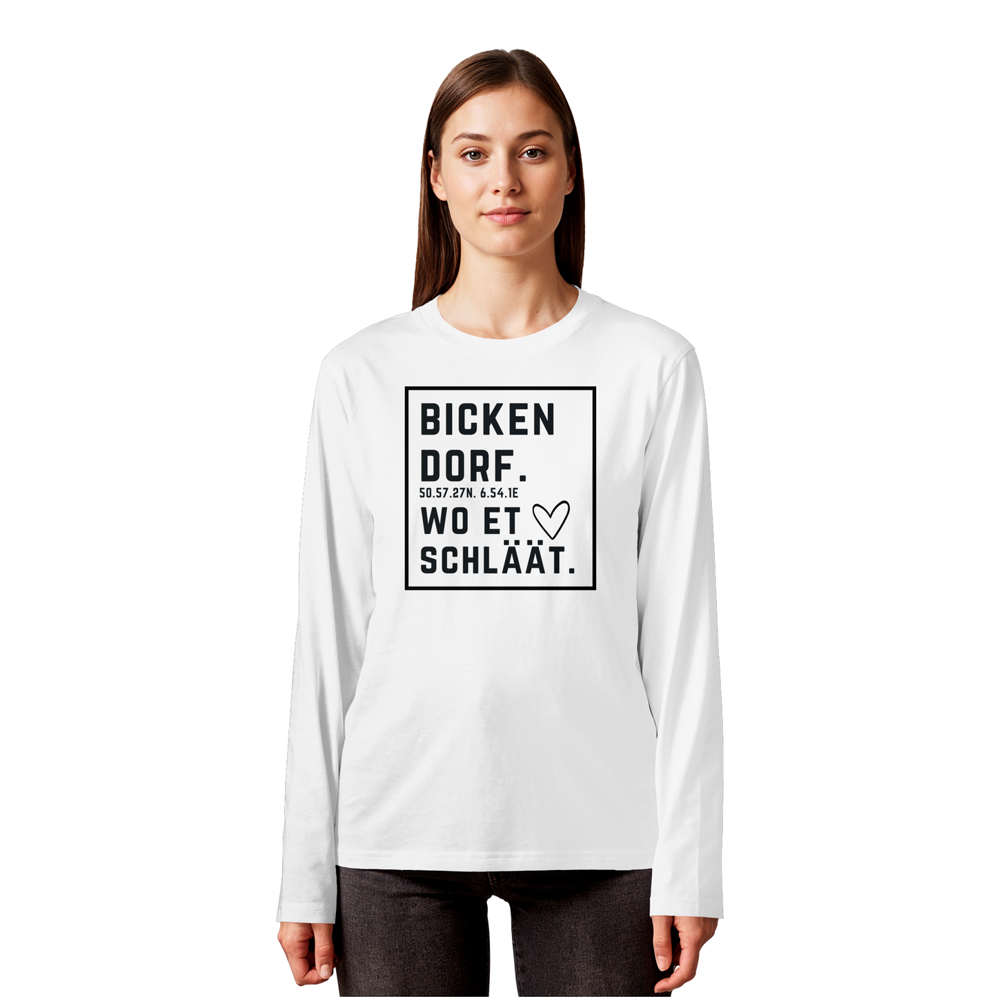 Bickendorf Hätz Druck - Organic Longsleeve T-Shirt
