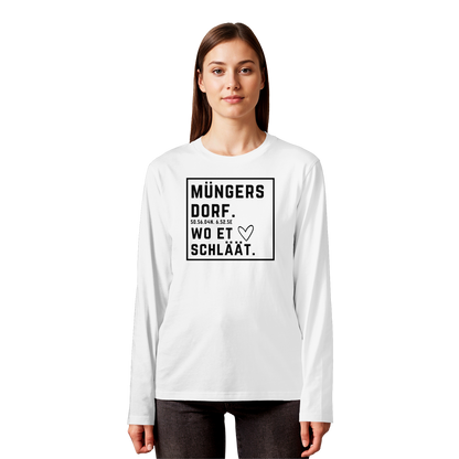 Müngersdorf Hätz Druck - Organic Longsleeve T-Shirt