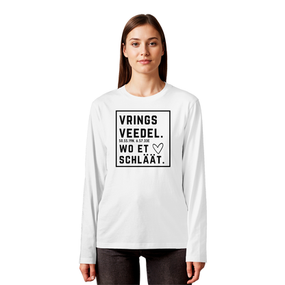 Vringsveedel Hätz Druck - Organic Longsleeve T-Shirt