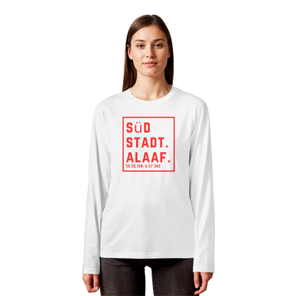 Südstadt Alaaf Druck - Organic Longsleeve T-Shirt