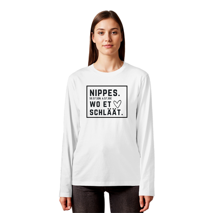Nippes Hätz Druck - Organic Longsleeve T-Shirt