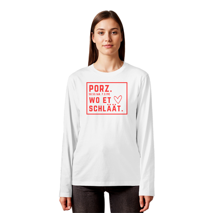 Porz Hätz Druck - Organic Longsleeve T-Shirt