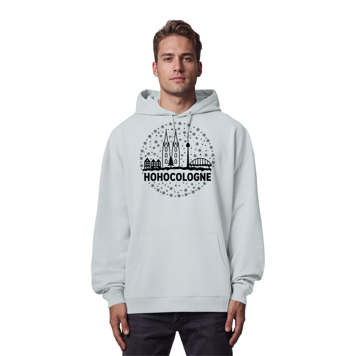 HOHOCologne Druck - Organic Oversize Hoodie