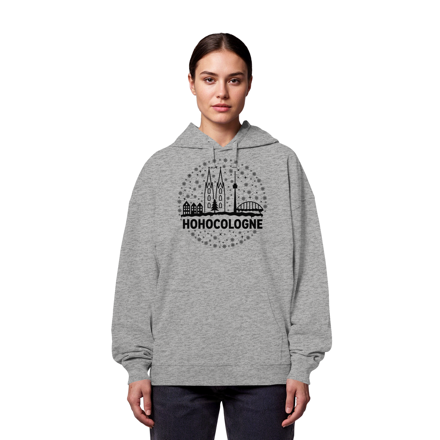 HOHOCologne Druck - Organic Oversize Hoodie