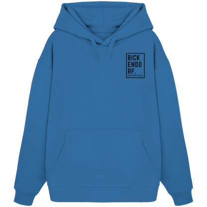 Bickendorf Koordinaten (kleiner Druck auf der Brust) - Organic Oversize Hoodie