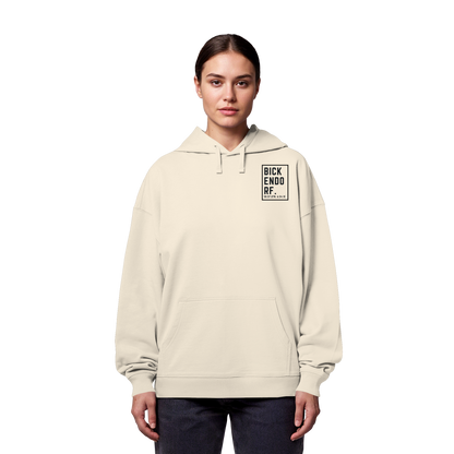 Bickendorf Koordinaten (kleiner Druck auf der Brust) - Organic Oversize Hoodie