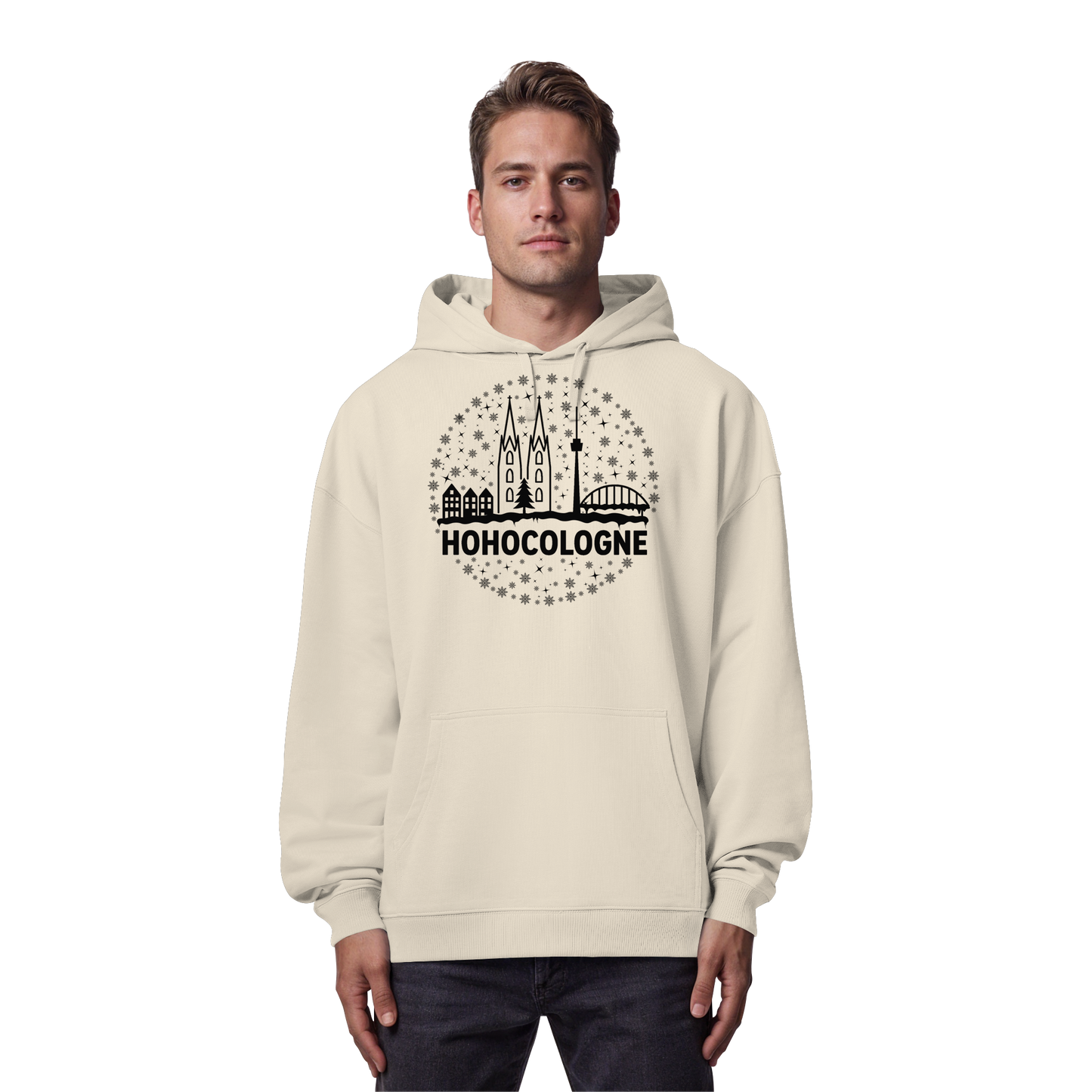 HOHOCologne Druck - Organic Oversize Hoodie