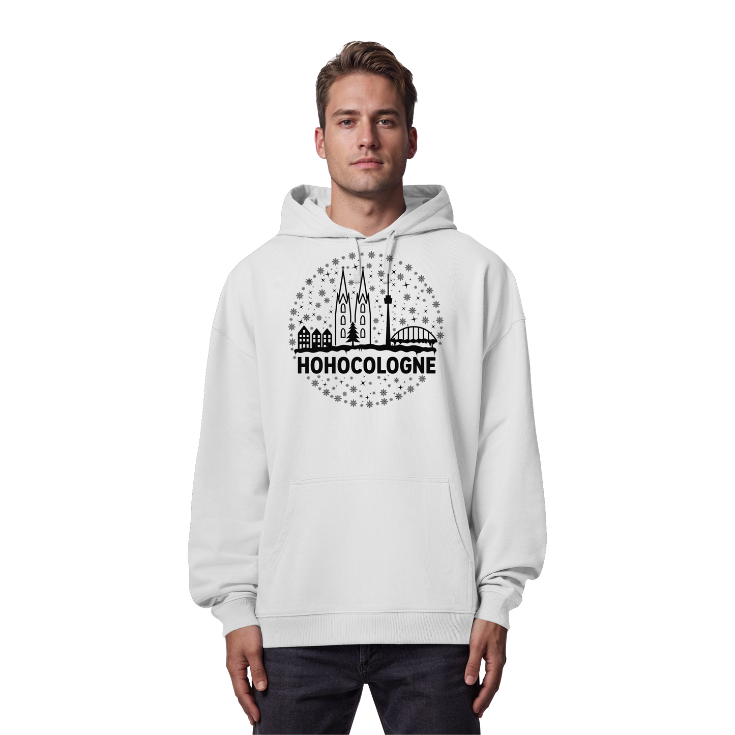 HOHOCologne Druck - Organic Oversize Hoodie